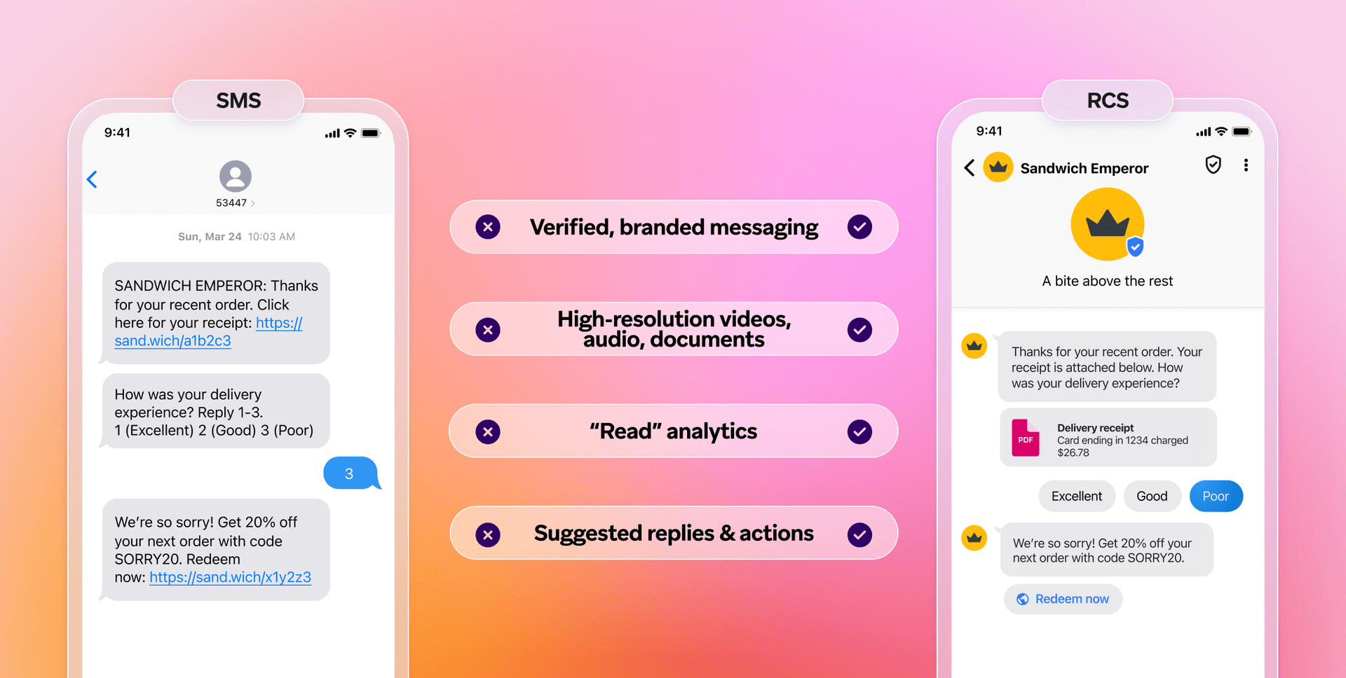 a screenshot of a sandwich emperor app on a phone