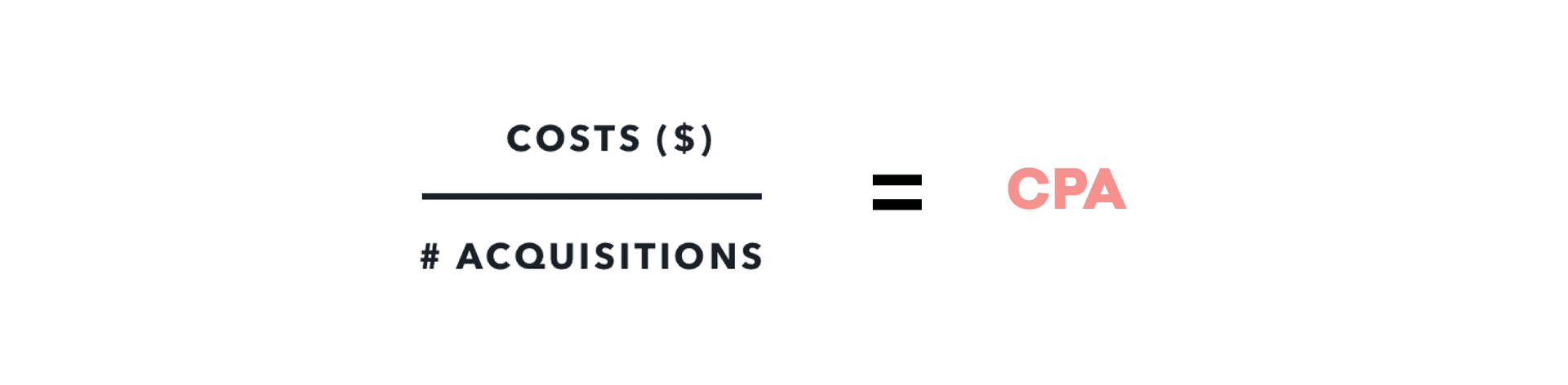 Cost Per Acquisition Formula